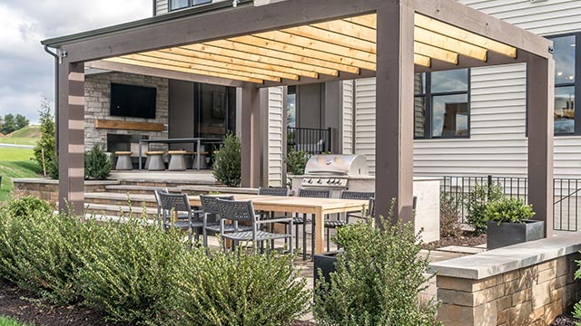 Pergola in Bondurant, IA.