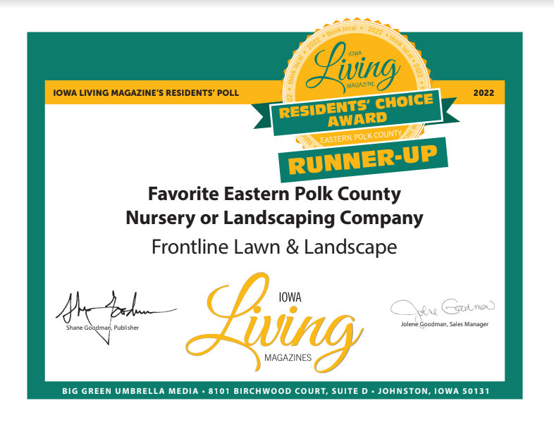 Residents of Eastern Polk County Voted Us One of the Best Landscaping Companies!